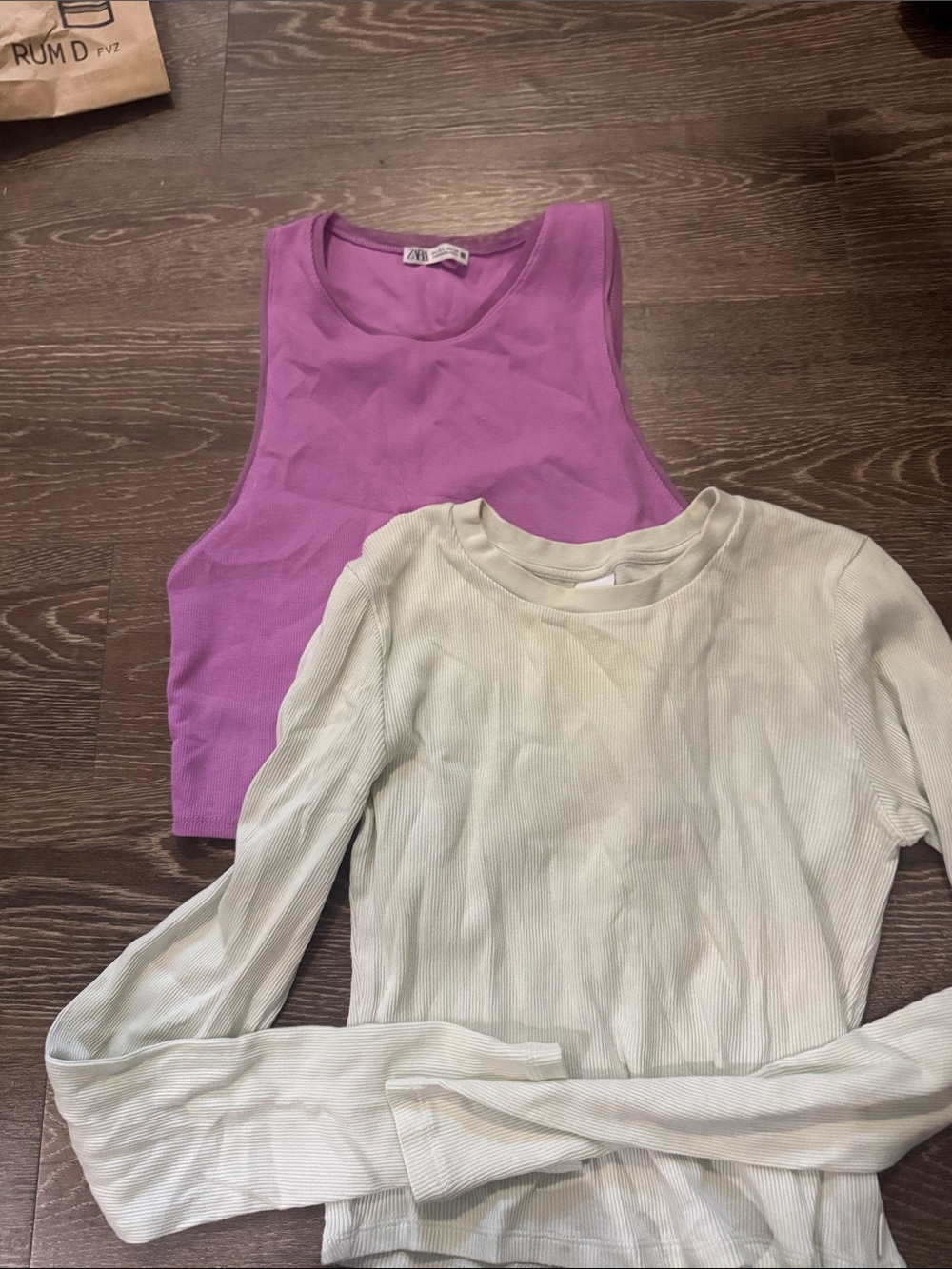 TNA & Zara colored basics